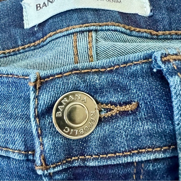 BANANA REPUBLIC Skinny Ankle Blue Jeans—SZ. 26 - Picture 10 of 13
